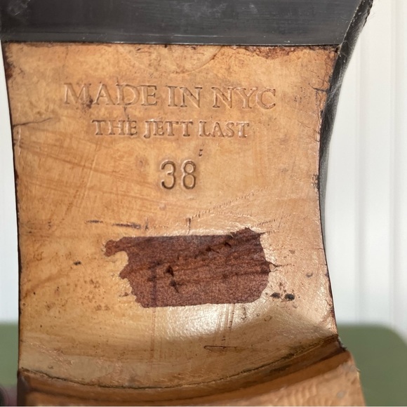 Modern Vice Classic JETT Two-Tone Kiltie Boots in Black & Red Leather *USA* - Picture 10 of 11